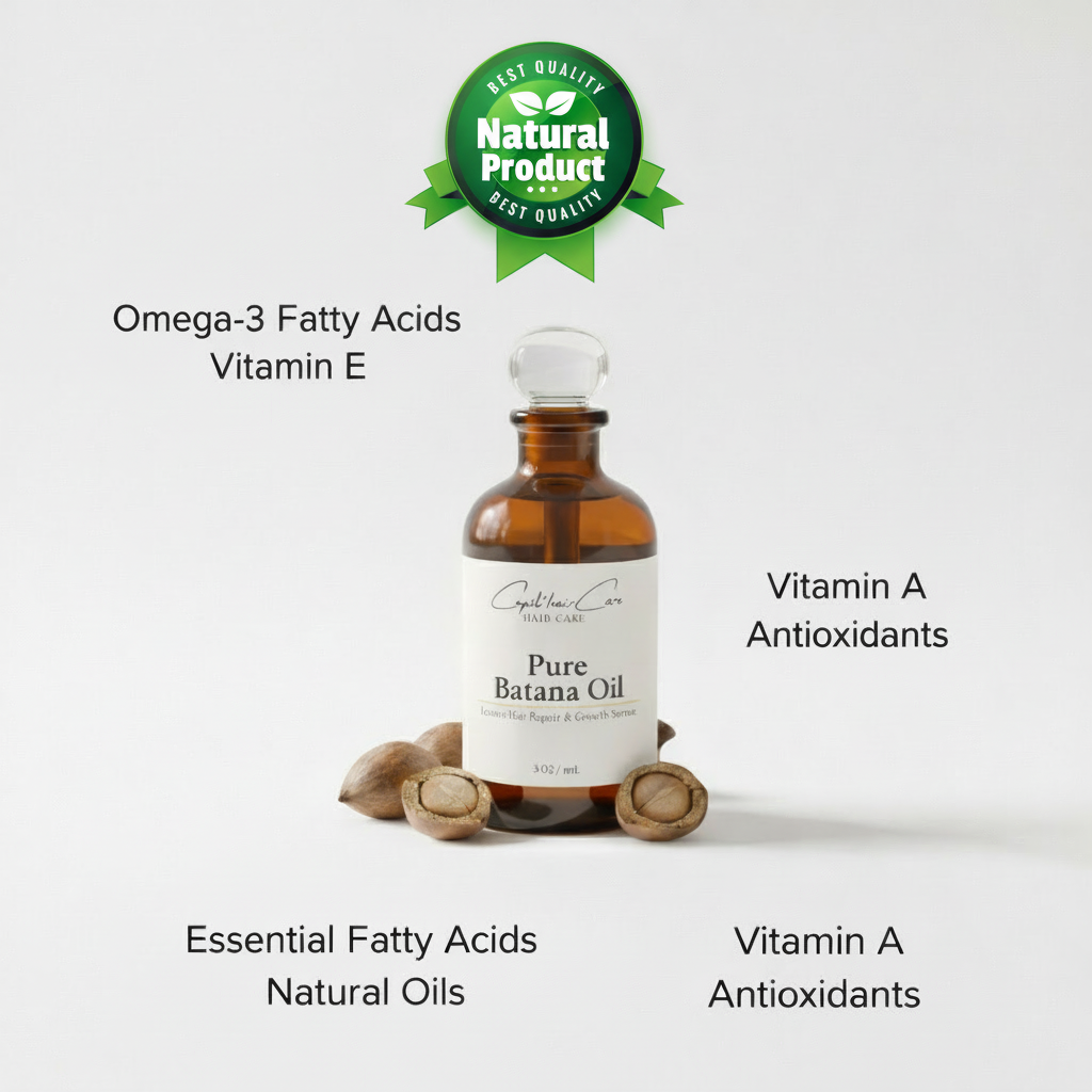 Image produit Batana Oil avec badge en haut